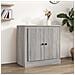 Credenza Grigio Sonoma 70x35,5x67,5 Cm In Legno Multistrato - Foto miniatura 1