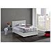 Letto Matrimoniale Berta, Letto Contenitore Con Rivestimento In Ecopelle, 100% Made In Italy, Apertura Frontale, Adatto Per Materasso Cm 160x190, Bianco - Foto miniatura 1