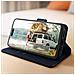 Custodia Per Iphone 15 Copertina Portacarte Funzione Supporto Blu - Foto miniatura 11