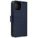 Custodia Per Iphone 15 Copertina Portacarte Funzione Supporto Blu - Foto miniatura 15