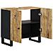 Mobile Lavabo 62x33x58cm Legno Massello Mango Legno Multistrato - Foto miniatura 3