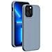 Cover Per Iphone 13 Pro Max Rigida Ed Elegante In Silicone Soft Touch, Blu - Foto miniatura 1