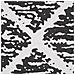 Set Di 2 Cuscini Hazro Cotone 45 X 45 Cm Nero Trama Geometrica - Foto miniatura 3