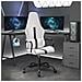 Sedia Da Gaming Bianco E Nero In Similpelle - Foto miniatura 1