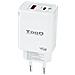 TQWC-GANQCPD45WT Caricabatterie per dispositivi mobili Universale Bianco AC Ricarica rapida Interno - Foto miniatura 1