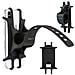 Iph01bk Universal Velo Moto Quad Rubber Strap Holder For Mobile Phone 7'' Screen Max Black - Foto miniatura 4
