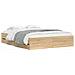 Giroletto Cassetti Rovere Sonoma 150x200 Cm Legno Multistrato - Foto miniatura 2