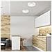 Lampada A Soffitto Jonas - Bianco - Metallo - 8x26x26 Cm - Foto miniatura 3