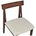 Set Di 2 Sedie Da Pranzo Isle Legno Di Caucciù Beige - Foto miniatura 7