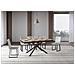 Tavolo allungabile 90x160/420 cm Plaker Evolution quercia natura telaio antracite - Foto miniatura 2