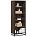 Libreria Rovere Marrone 60x35x170,5 Cm In Truciolato - Foto miniatura 1