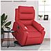 Poltrona Alzapersona Reclinabile Elettrica Rossa in Similpelle - Foto miniatura 2