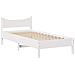 Giroletto con Cassetti Bianco 75x190 cm Legno Massello di Pino - Foto miniatura 5