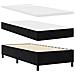 Letto a molle con materasso e panchina Nero 80x200 cm Velluto - Foto miniatura 3