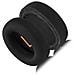 Cuscinetti Auricolari Di Ricambio In Rete Per Cuffie Qcy H3/h3 Lite E Tozo Ht2 (2 Pezzi) Black Orange - Foto miniatura 3