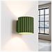 Lampada Da Parete Aura Verde Oliva G9 Sl. 1796 - Minimalist Lampada Da Parete Verde Oliva 10x10x12 Cm - Foto miniatura 3