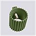 Lampada Da Parete Aura Verde Oliva G9 Sl. 1796 - Minimalist Lampada Da Parete Verde Oliva 10x10x12 Cm - Foto miniatura 7