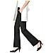 Pantaloni Da Donna A Zampa Eleganti Antracite Lunghezza 84 Cm M - Foto miniatura 1