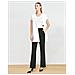 Pantaloni Da Donna A Zampa Eleganti Antracite Lunghezza 84 Cm M - Foto miniatura 6