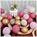 Set Di 60 Palloncini 30 Cm Decorazione Per Compleanni E Feste Rosa E Bianchi - Foto miniatura 2