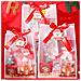 Grande Sacchetto Regalo Di Natale - Materiale Pp, Design Festivo Con Nastro, Biglietto E Raffia - Foto miniatura 2
