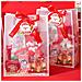 Grande Sacchetto Regalo Di Natale - Materiale Pp, Design Festivo Con Nastro, Biglietto E Raffia - Foto miniatura 3
