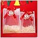 Grande Sacchetto Regalo Di Natale - Materiale Pp, Design Festivo Con Nastro, Biglietto E Raffia - Foto miniatura 1