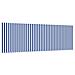 Tenda Retrattile Rigato Blu e bianco 400 x 200 cm Tessuto - Foto miniatura 4