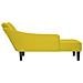 Sdraio con Bracciolo Destro in Velluto Giallo - Foto miniatura 5