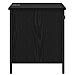 Armadio da Notte Rovere nero 40 x 42 x 50 cm Legno multistrato - Foto miniatura 7