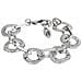 Bracciale In Argento Con Maglie A Catena Multi-anello - Foto miniatura 1