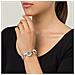 Bracciale In Argento Con Maglie A Catena Multi-anello - Foto miniatura 2