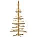 Albero di Natale in legno Marrone 210 cm Legno di pino massello - Foto miniatura 1