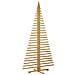 Albero di Natale in legno Marrone 210 cm Legno di pino massello - Foto miniatura 5