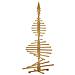Albero di Natale in legno Marrone 210 cm Legno di pino massello - Foto miniatura 6