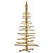 Albero di Natale in legno Marrone 210 cm Legno di pino massello - Foto miniatura 9
