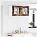 Armadio pensile Riga 2 pcs Rovere fumé 40 x 31 x 40 cm - Foto miniatura 4