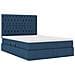 Letto con Contenitore Blu 140 x 190 cm Pelle Sintetica - Foto miniatura 5