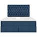 Letto con Contenitore Blu 140 x 190 cm Pelle Sintetica - Foto miniatura 7