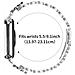 Elegante Cinturino In Acciaio Inossidabile Color Argento Con Quadrifoglio Compatibile Con Xiaomi Mi Band 8 Pro /redmi Watch - Foto miniatura 4