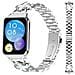Elegante Cinturino In Acciaio Inossidabile Color Argento Con Quadrifoglio Compatibile Con Xiaomi Mi Band 8 Pro /redmi Watch - Foto miniatura 1