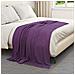 Coperta Viola 170 x 130 cm Panno - Foto miniatura 3