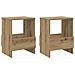 Scaffale per riviste 2 pcs Rovere artigianale 35 x 30 x 45 cm - Foto miniatura 1