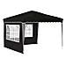 Tenda per feste a pop-up 288 x 288 x 245 cm Nero Tessuto Oxford - Foto miniatura 1