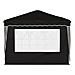 Tenda per feste a pop-up 288 x 288 x 245 cm Nero Tessuto Oxford - Foto miniatura 7