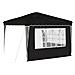 Tenda per feste a pop-up 288 x 288 x 245 cm Nero Tessuto Oxford - Foto miniatura 8