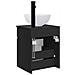 Mobile lavabo da parete Nero 39 x 41 x 64,5 cm - Foto miniatura 3