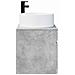 Mobile lavabo da parete Grigio Cemento 49 x 44,5 x 65,5 cm - Foto miniatura 2