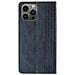 Cintura Magnetica Per Iphone 13 Pro Max Custodia Portafoglio + Mini Ciondolo Blu - Foto miniatura 6