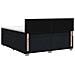 Letto box spring con materasso Nero 160 x 200 cm Tessuto - Foto miniatura 9